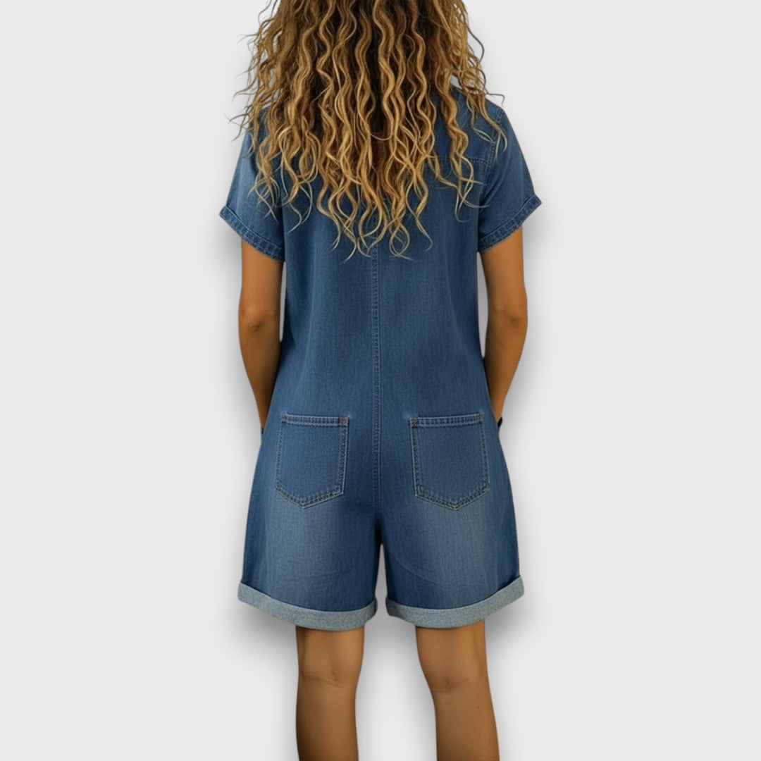 Joan | Shorts Vintage Efecto Vaquero