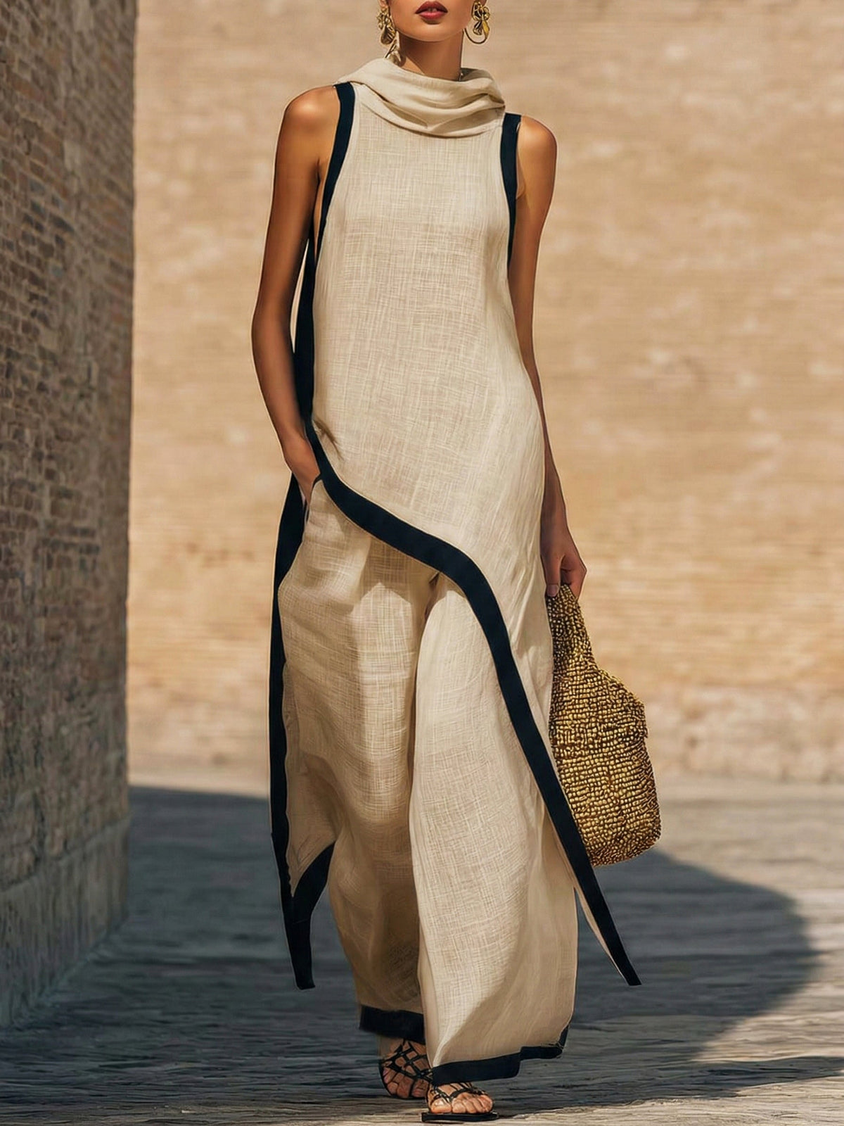 Alma | Conjunto elegante en lino y algodón