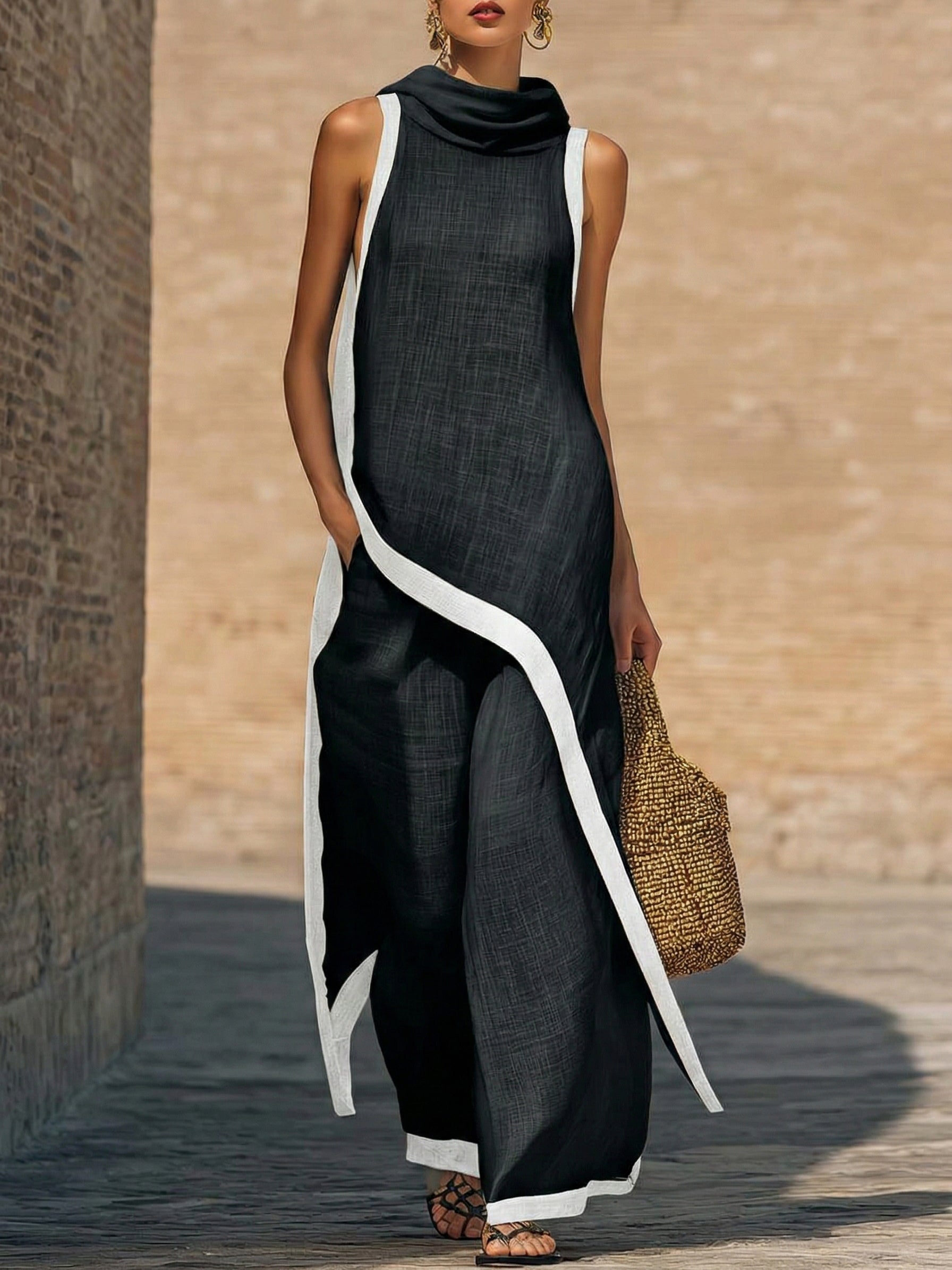 Alma | Conjunto elegante en lino y algodón
