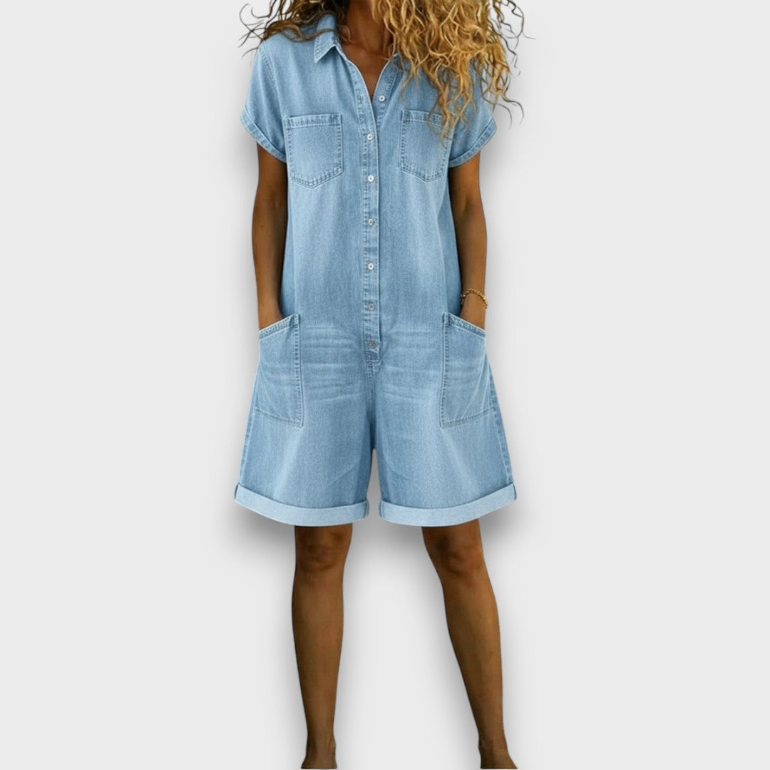 Joan | Shorts Vintage Efecto Vaquero