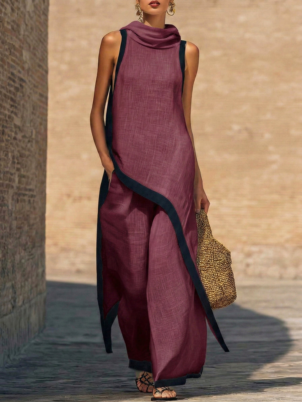 Alma | Conjunto elegante en lino y algodón