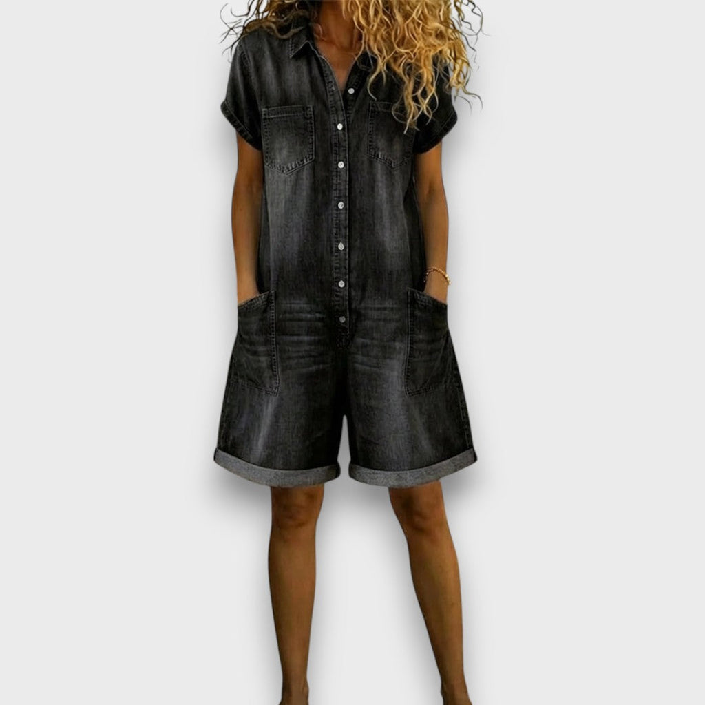Joan | Shorts Vintage Efecto Vaquero