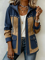 Fawnridge | Chaqueta Patchwork con Capucha