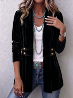 Holliwell | Chaqueta Vintage con Solapa y Botones