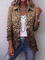 Navara | Chaqueta Leopardo con Volantes
