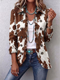 Holliday | Chaqueta Estampado Vaca con Volantes