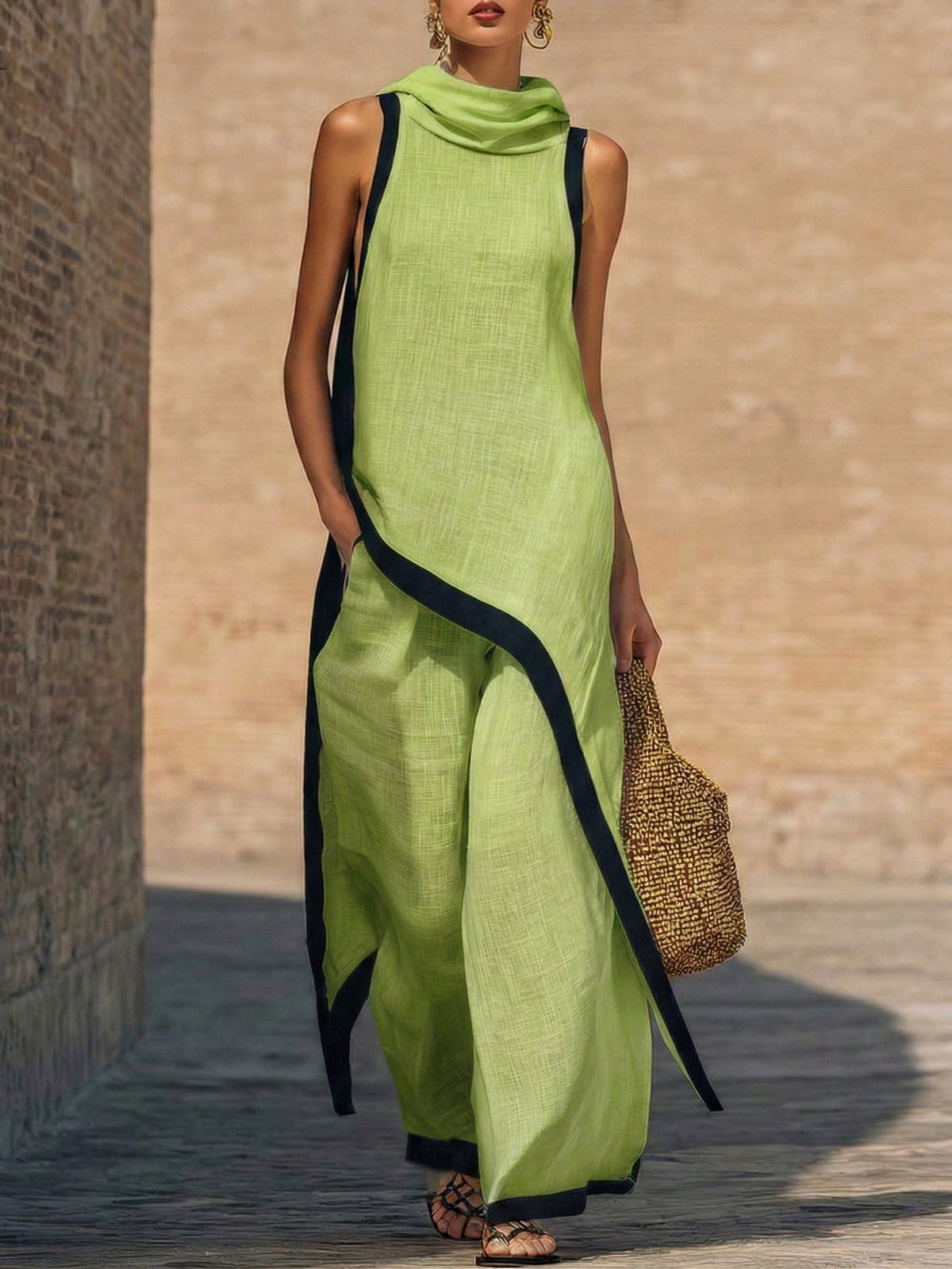 Alma | Conjunto elegante en lino y algodón
