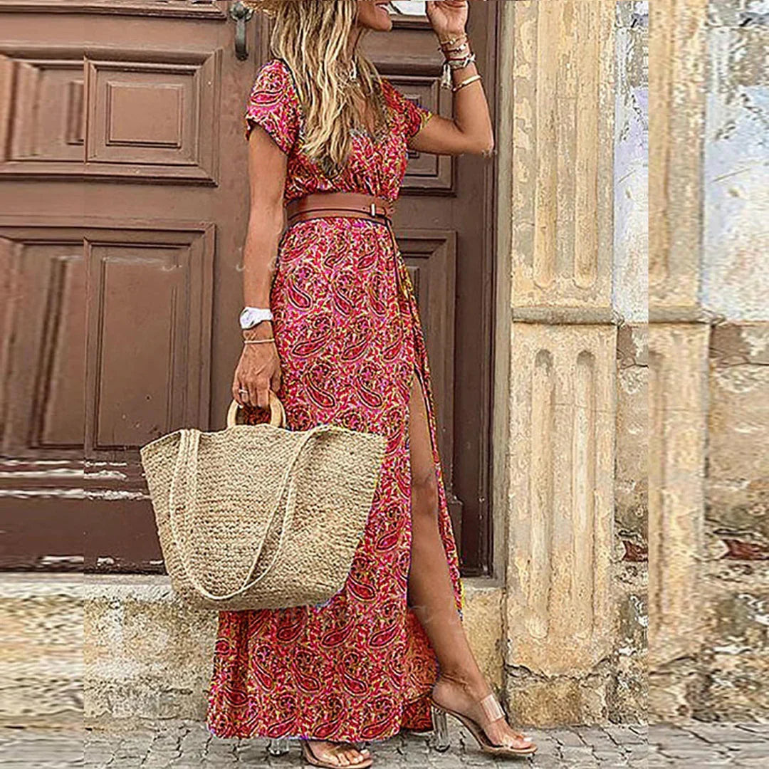 Sarisa | Vestido maxi boho