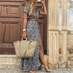 Sarisa | Vestido maxi boho