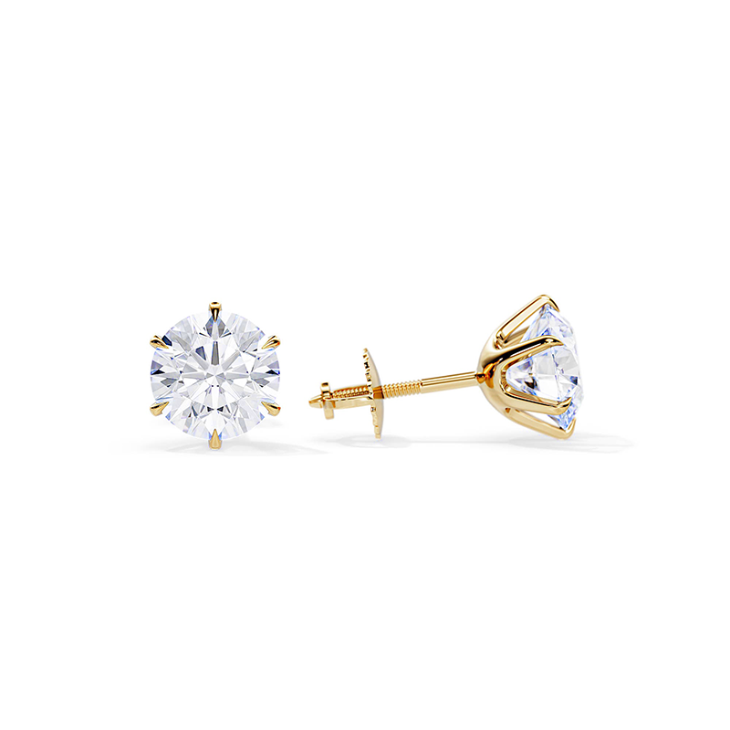 Pendientes Tera en Oro Blanco