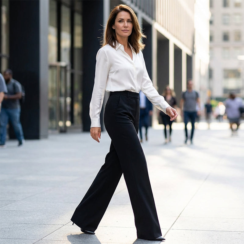 Marjan | Pantalón elegante de talle alto
