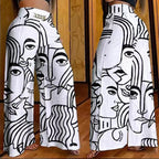Évelyne | Pantalón ancho de talle alto