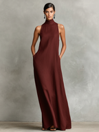 Caterina | Vestido largo minimalista