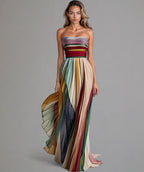 Talma | Vestido A-line sin tirantes
