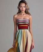 Talma | Vestido A-line sin tirantes