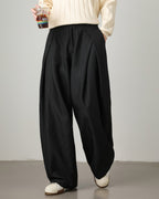 Sam | Pantalón wide-leg de pinzas