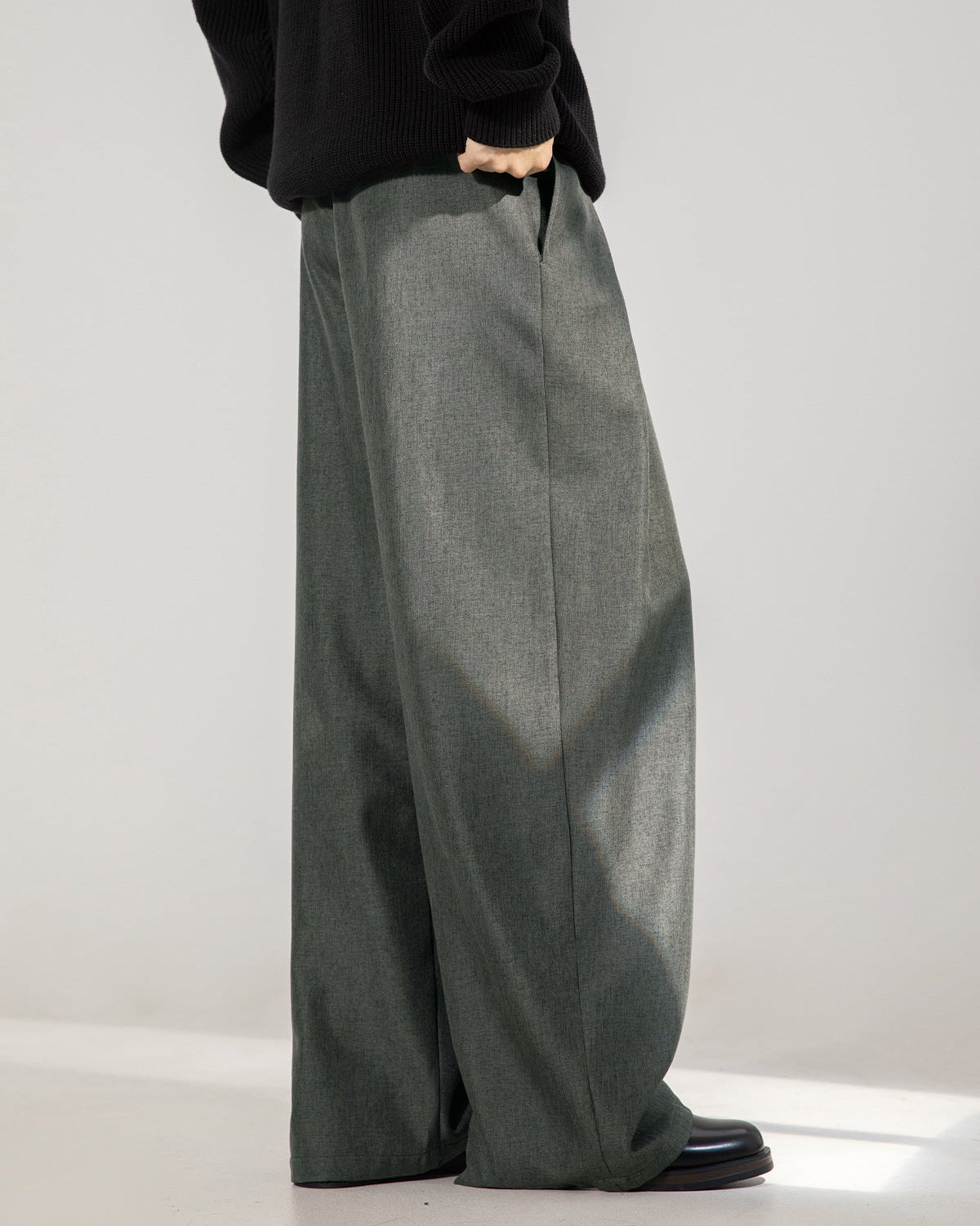 Sam | Pantalón wide-leg de pinzas