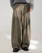 Sam | Pantalón wide-leg de pinzas