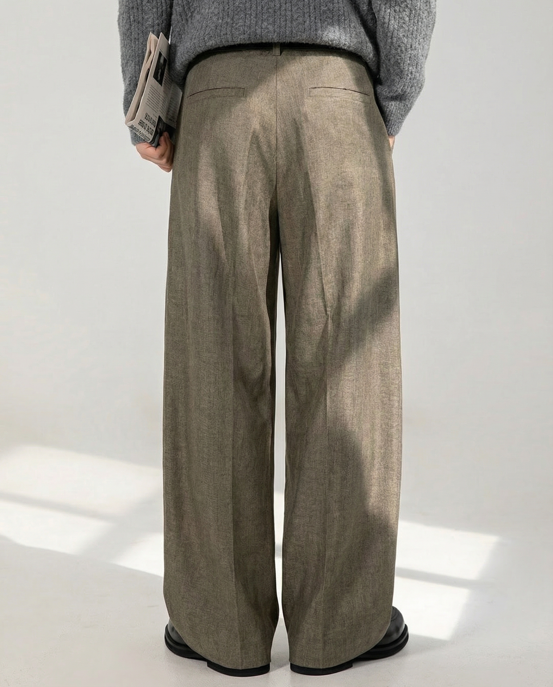 Sam | Pantalón wide-leg de pinzas