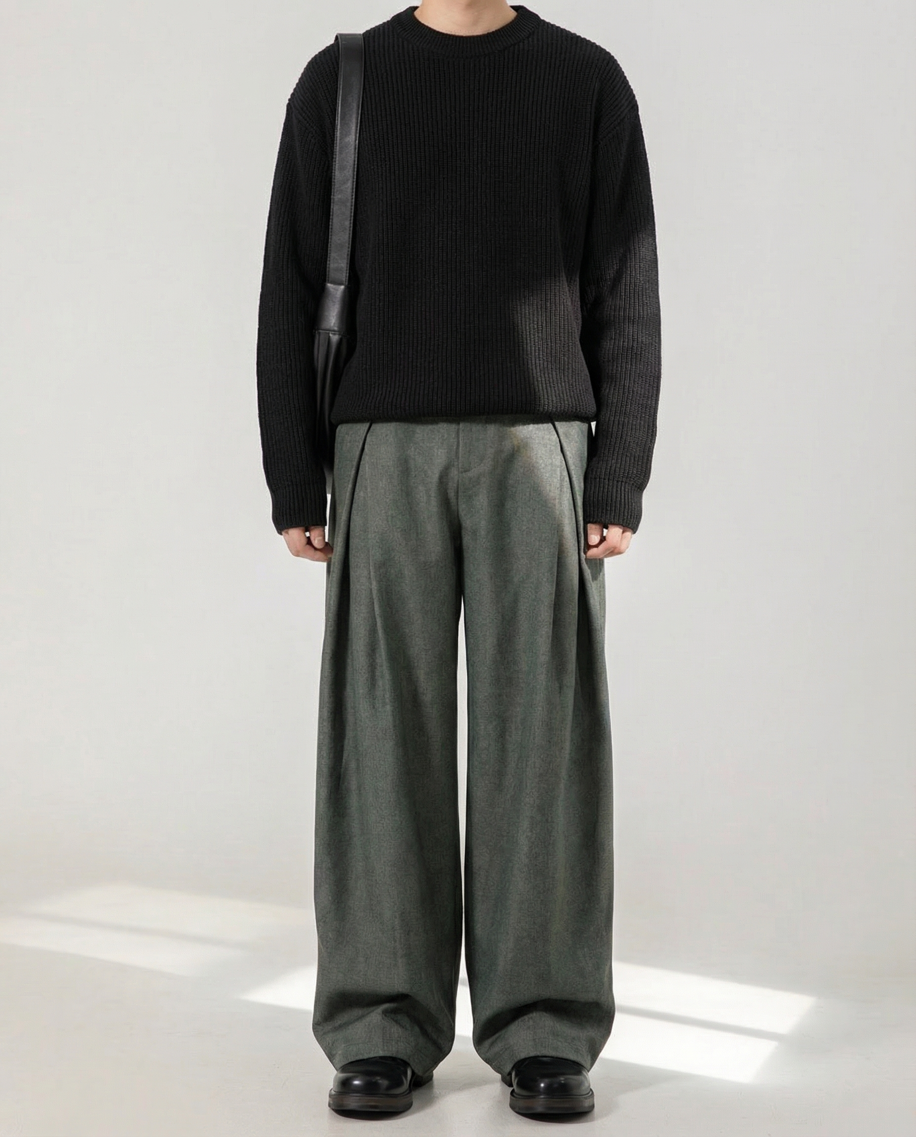 Sam | Pantalón wide-leg de pinzas