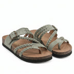 Margarida | Sandalias Bio de Tiras Trenzadas