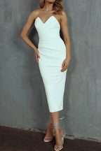 Nur | Vestido midi sin espalda